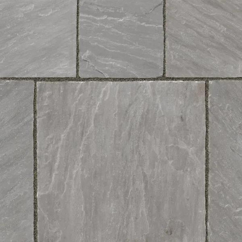 Stonemarket Marketstone Paving Circle Kit 2.44m2 - Grey Multi