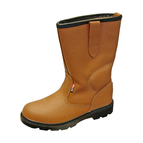 Size 8 Texas Dual Density Lined Rigger Boots Tan