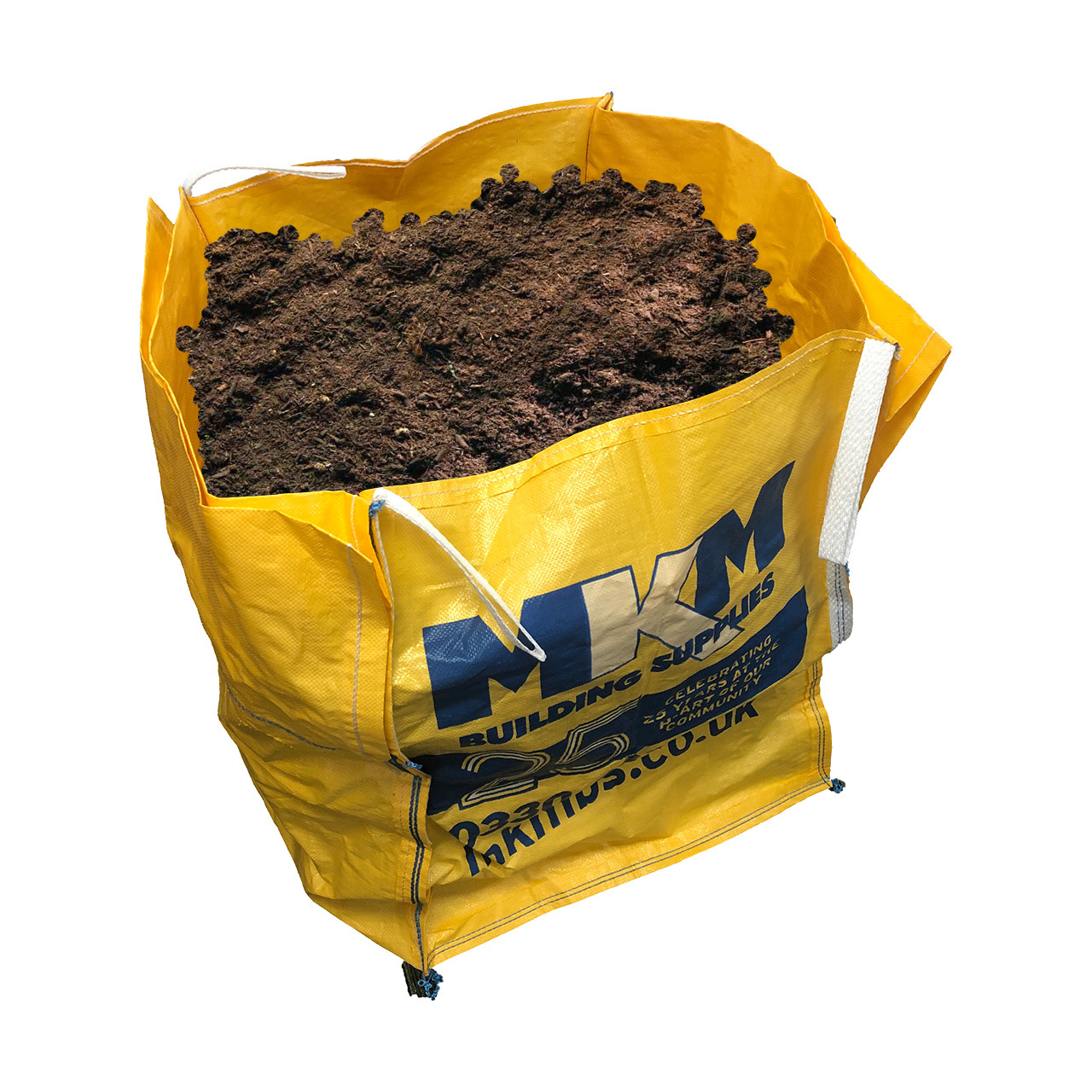 Photograph of Dandys Vege Grow Topsoil, Brown, 850kg Bulk Bag