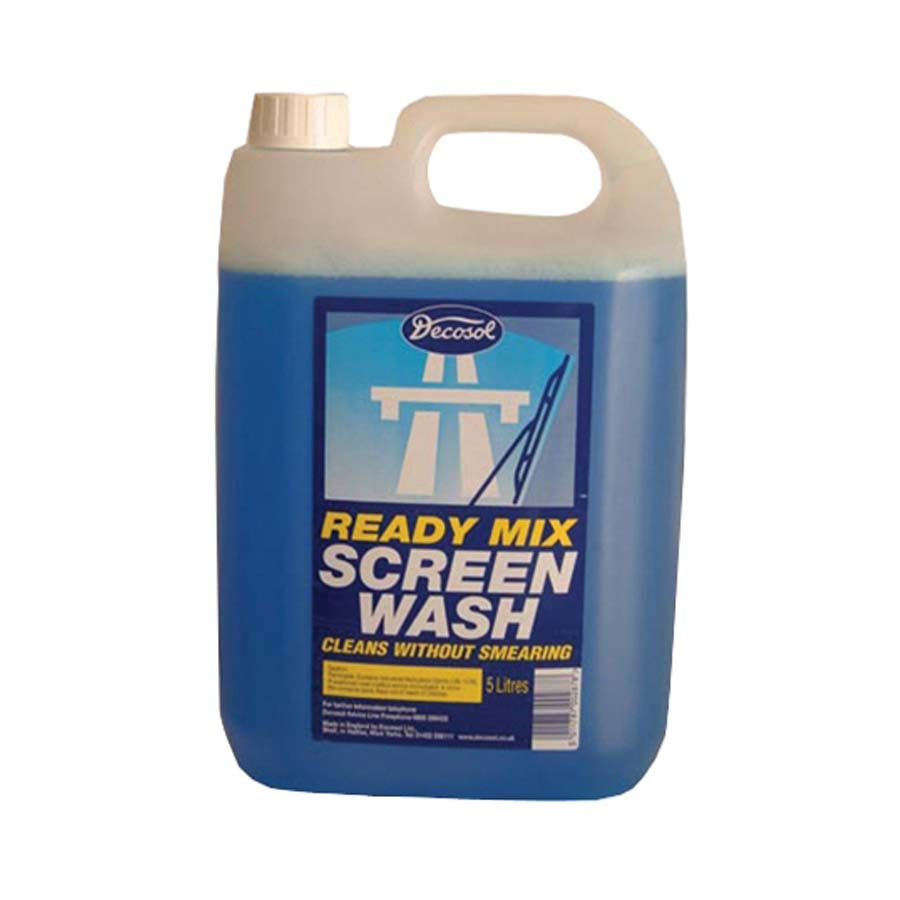 Photograph of Decosol Ready Mixed Screenwash 5L