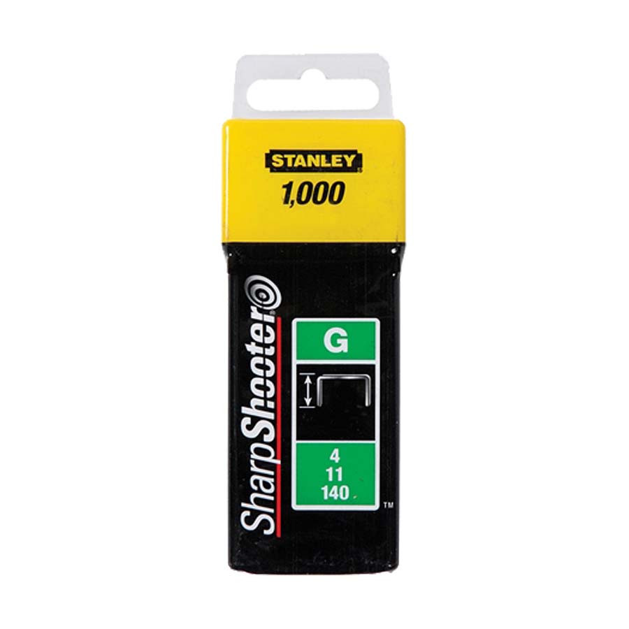 Photograph of Stanley Heavy-Duty Staples 8mm (Pack of 1000)