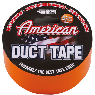 Further photograph of Everbuild American Duct Tape Orange 50mm x 25m