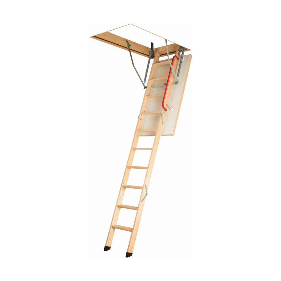 Photograph of Fakro LWK Komfort Timber Loft Ladder 550mm x 1110mm