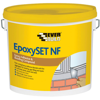 EVERBUILD EPOXYSET NF EPOXY ADHESIVE & BEDDING COmPOUND, Grey, 3kg product image