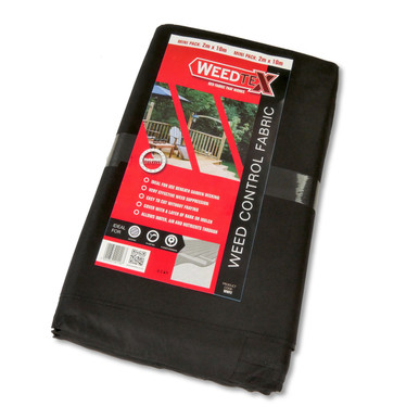 Growtivation Weed Control Fabric, Virgin Polypropylene, Black, 10m x 2m, 20 sq m Coverage product image