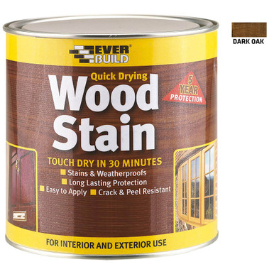 Everbuild Woodstain Dark Oak 750ml product image