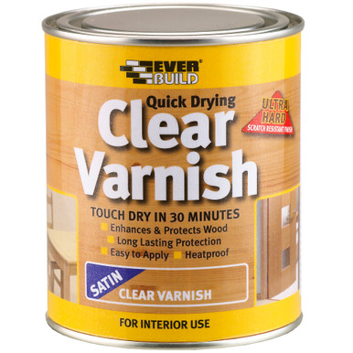 Everbuild Clear Varnish Stain 750ml