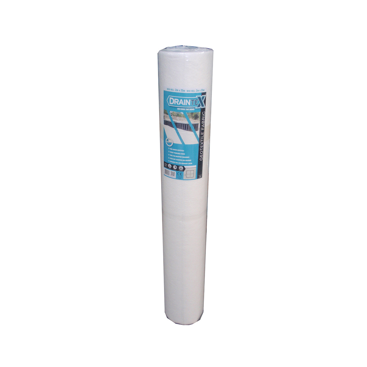 Photograph of Draintex Geotextile Fabric Folded Roll 2m x 50m