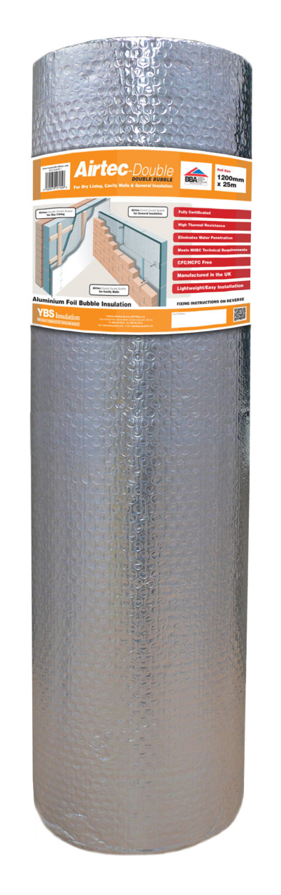 Photograph of YBS AirTec Double Bubble 1050mm x 25m (26.25)