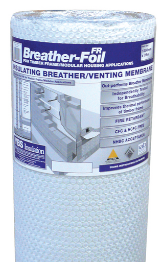 YBS Breather-Foil FR Insulating Breather Membrane Anti Glare 1350mm x 50m