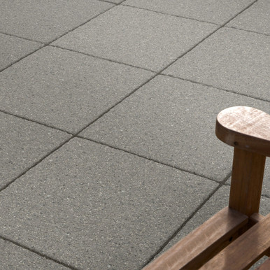 Further photograph of Torver Textured Concrete Paving Slabs 600mm x 600mm - Charcoal