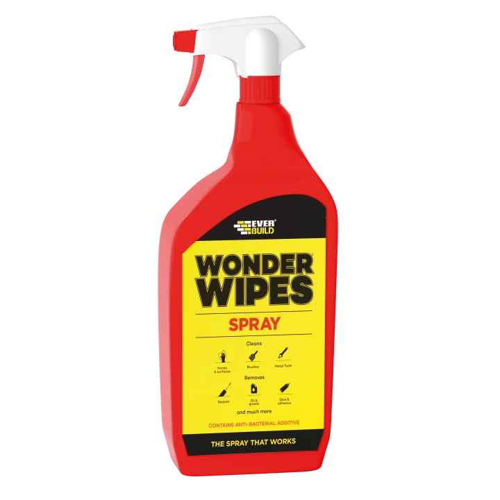 Photograph of Everbuild Wonder Wipes Spray 1Ltr