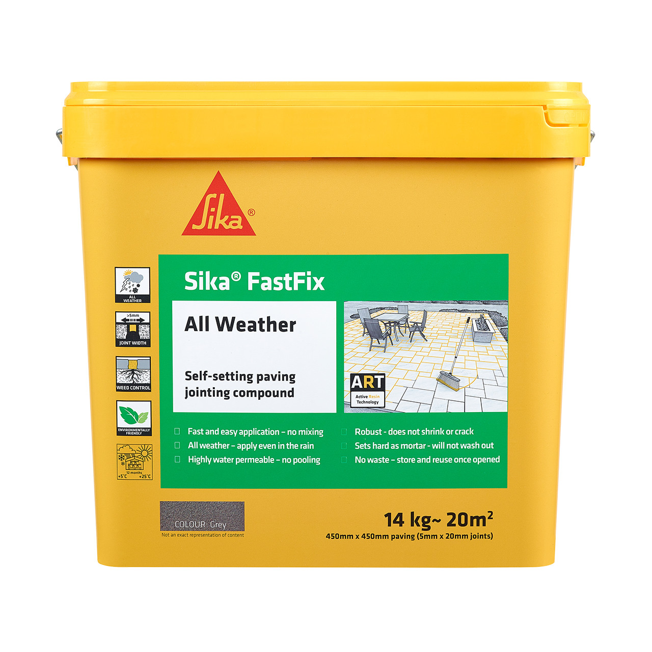 Photograph of Sika Fast Fix All Weather Grey 14kg