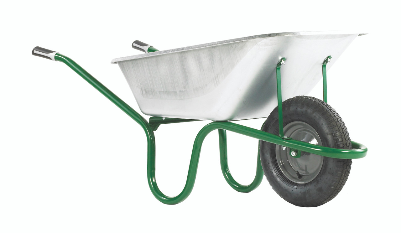 Photograph of Haemmerlin Wheelbarrow Ultimate Galvanised Pneumatic Tyre 120L