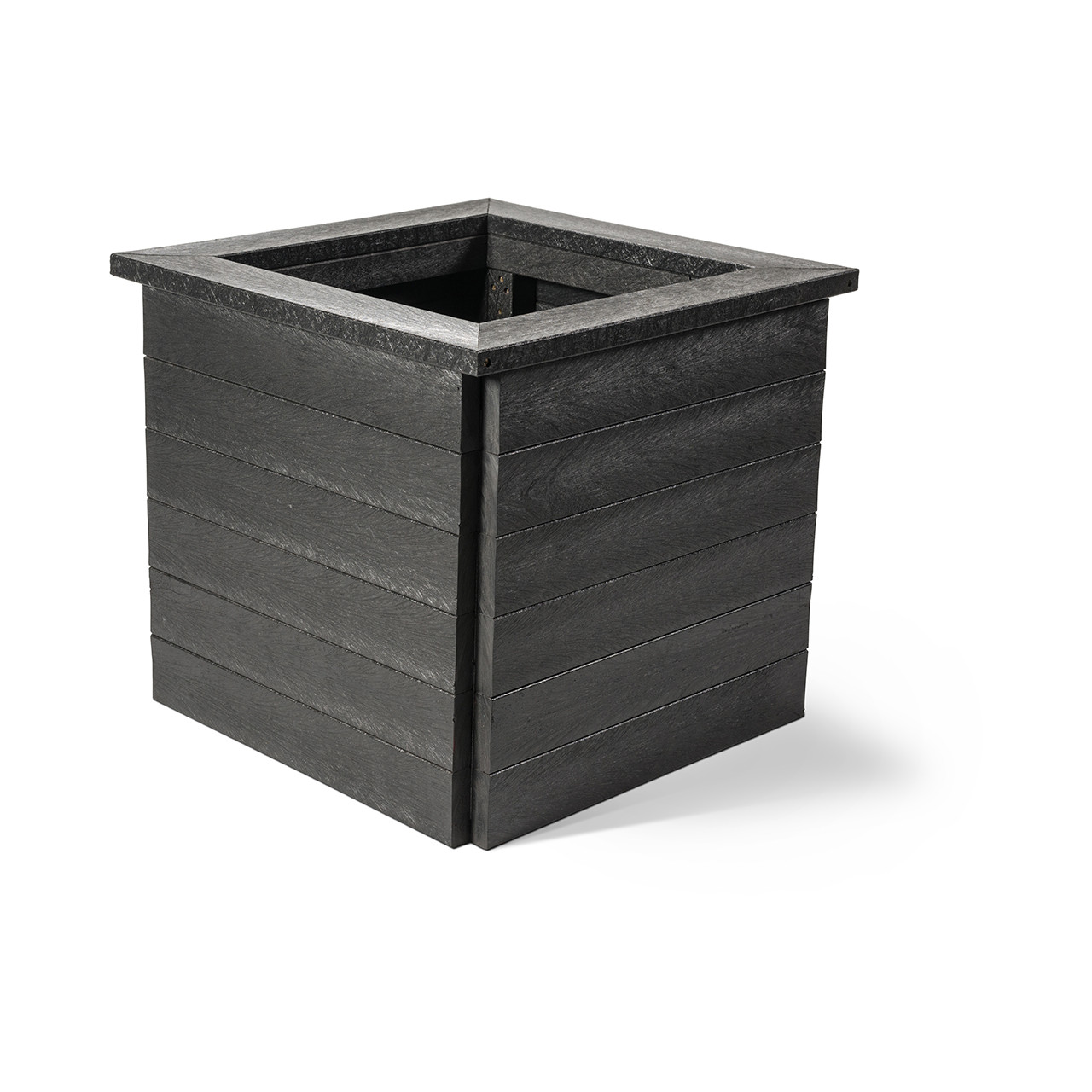 Photograph of Plaswood Modular Planter Semi Assembled - Black