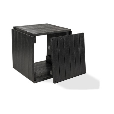 Further photograph of Plaswood Modular Planter Semi Assembled - Black