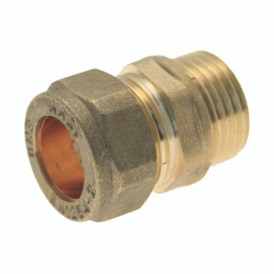 Further photograph of Compression Fitting MI x C Straight Adapter 3/8" x 10mm