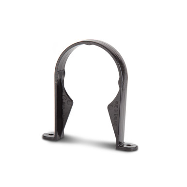 Polypipe Round Pipe 68mm Black Pipe Brackets product image