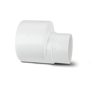 Polypipe Soil & Vent 110mm White Socket Reducer Rw68 product image