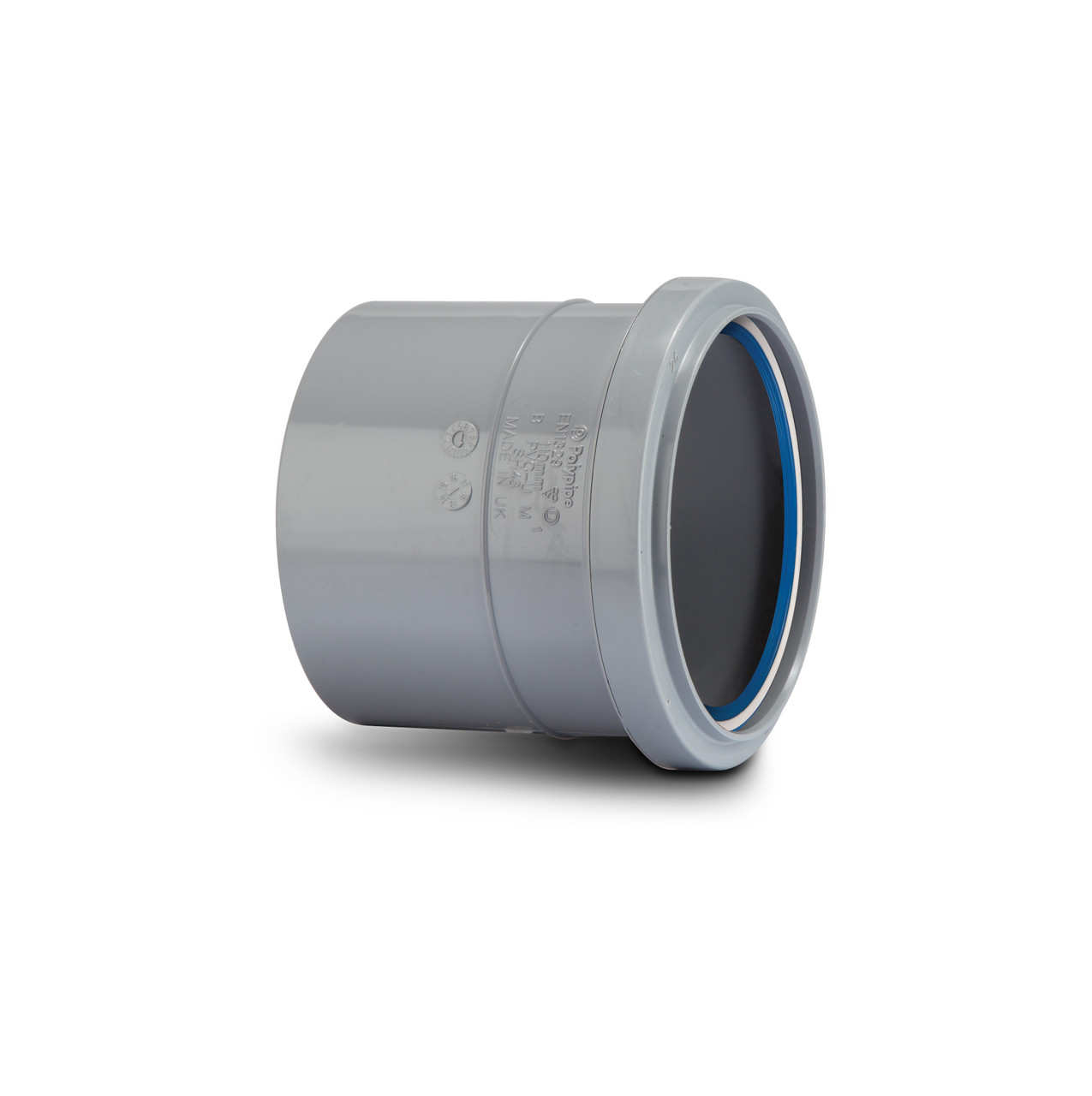 Photograph of Polypipe Soil & Vent 82mm Grey Single Socket