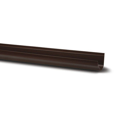 Further photograph of Polypipe Ogee Gutter Brown 130mm X 70mm 4m