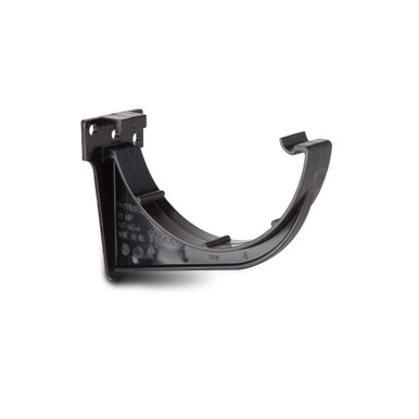 Polypipe Half Round 112mm Black Gutter Fascia Bracket