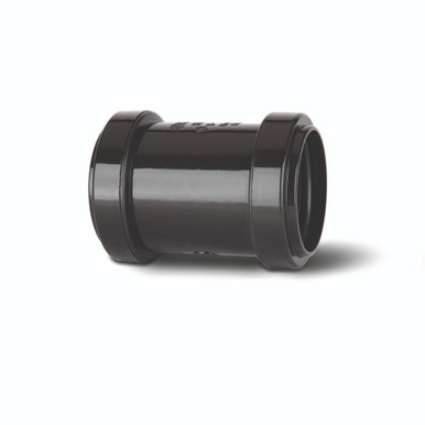 Further photograph of Polypipe Push Fit Waste 32mm Black Straight Connector