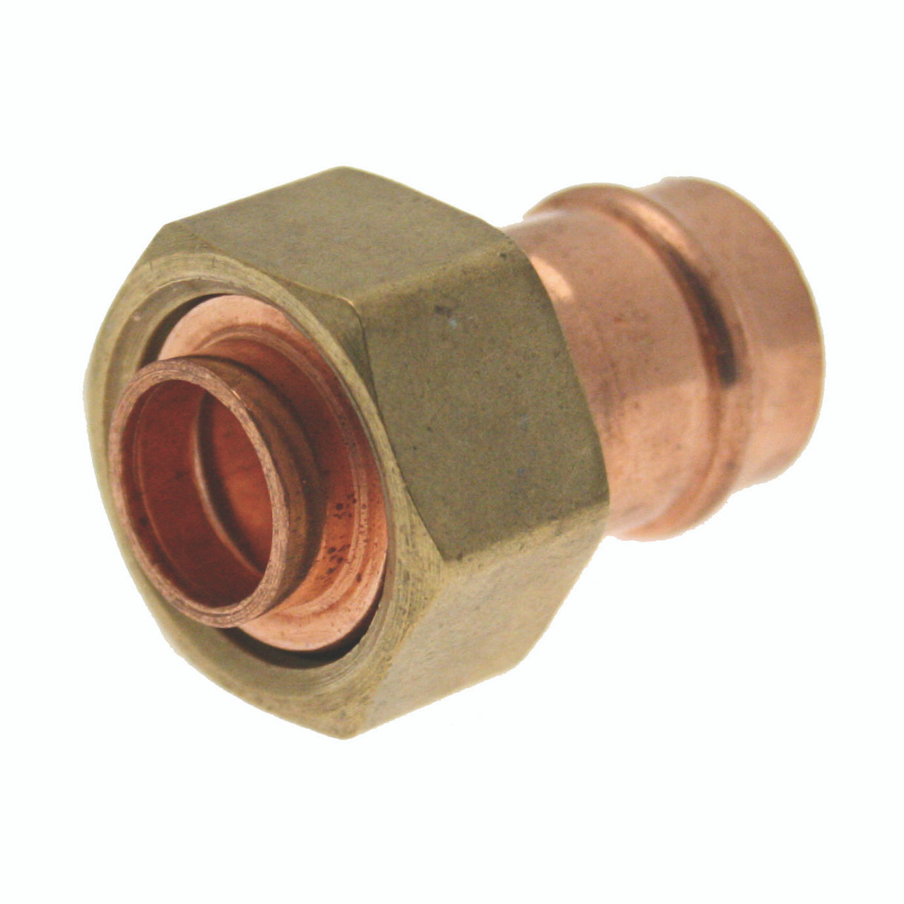 Photograph of Solder Ring Fitting Straight Tap Connector 15mm x 3/4