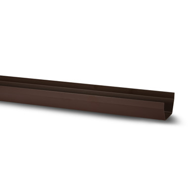 Further photograph of Polypipe Square 112mm Brown Gutter 4m