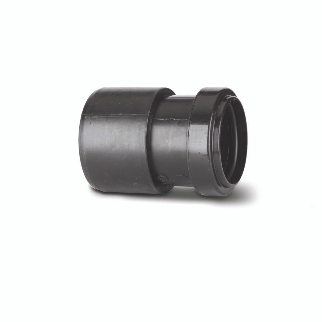 Photograph of Polypipe Push Fit Waste 40mm Black Reducer 40 X 32Mm