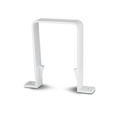 Polypipe Square 65mm White Square Pipe Brackets product image