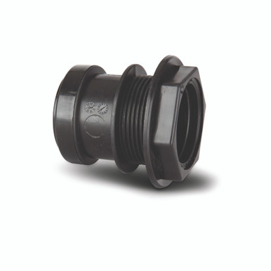 Further photograph of Polypipe Push Fit Waste 32mm Black Tank Connector