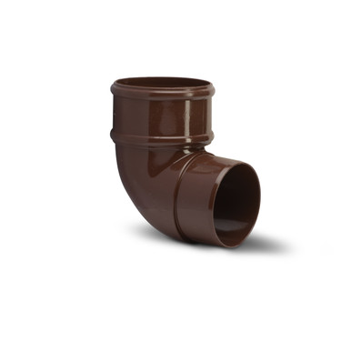 Further photograph of Polypipe Round Pipe 68mm Brown Bend 92.5Deg