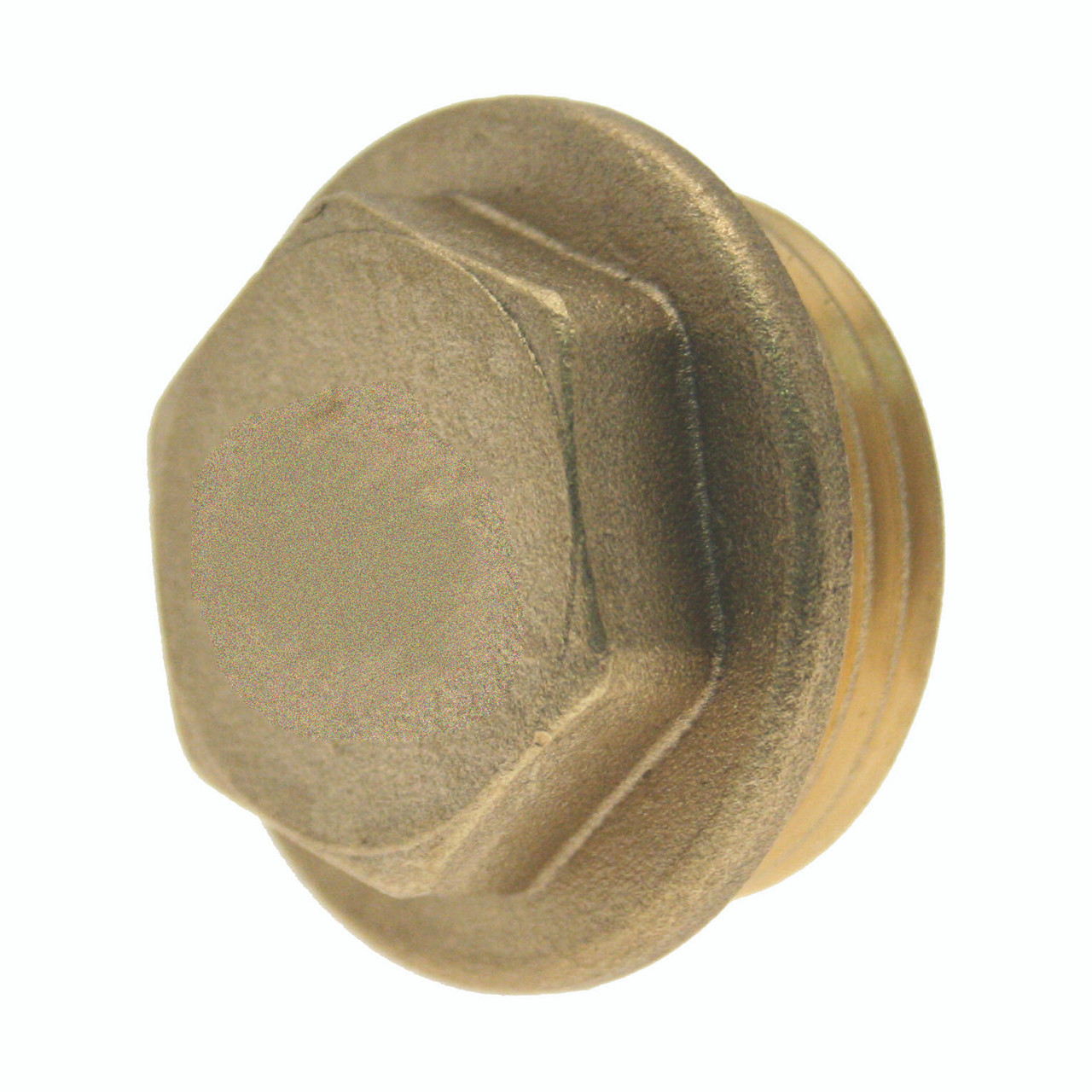 Photograph of Brass Fittings Flanged Plug 1" BSP