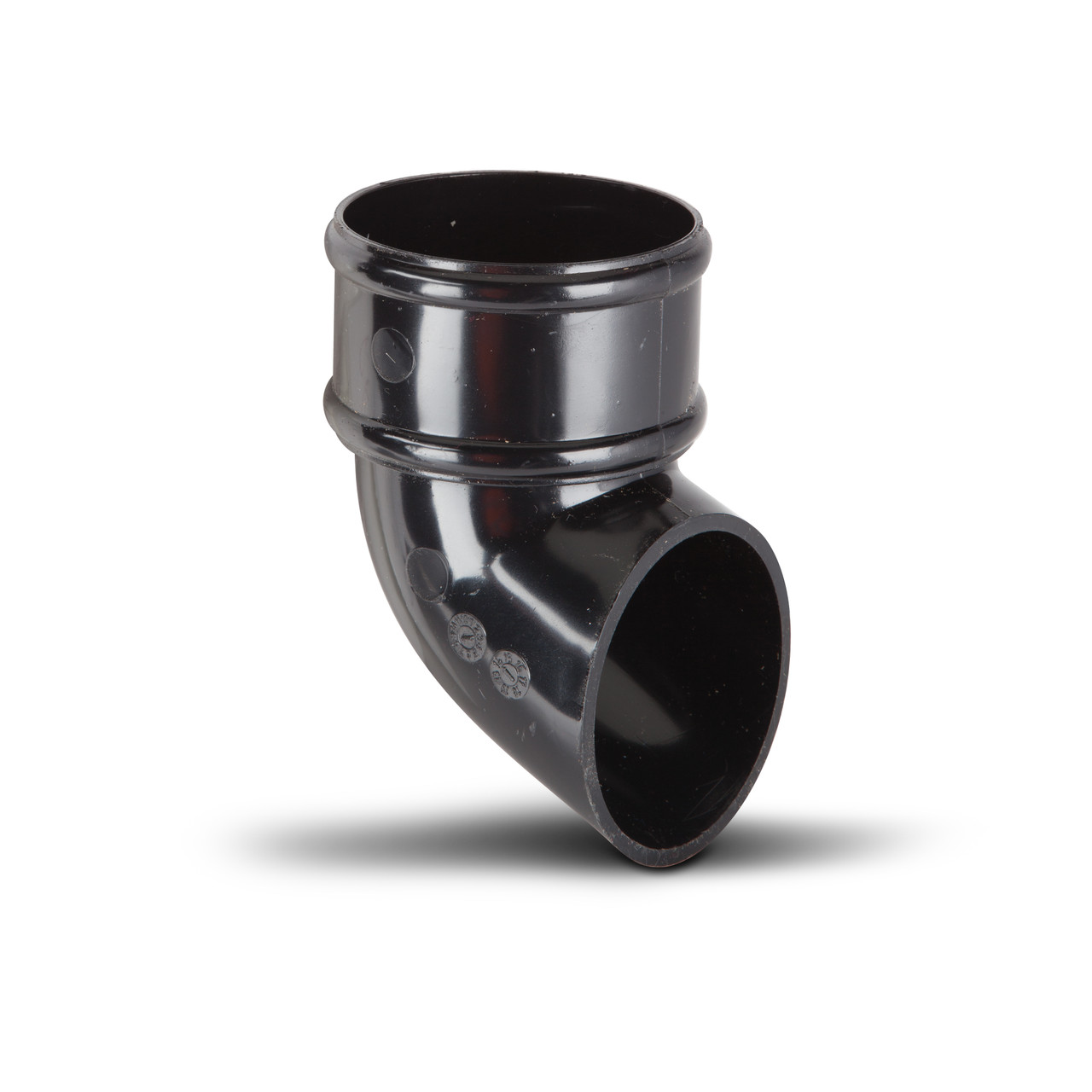 Photograph of Polypipe Round Pipe 68mm Black Pipe Shoe