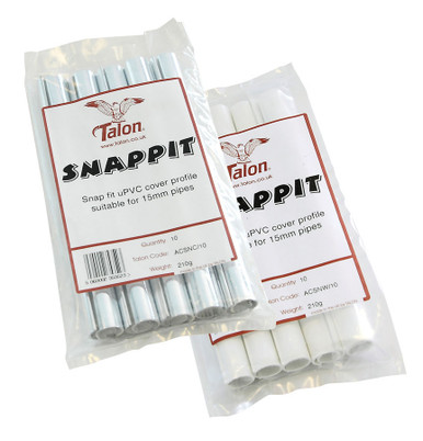 Talon Snappit Cover White 15mm x 200mm