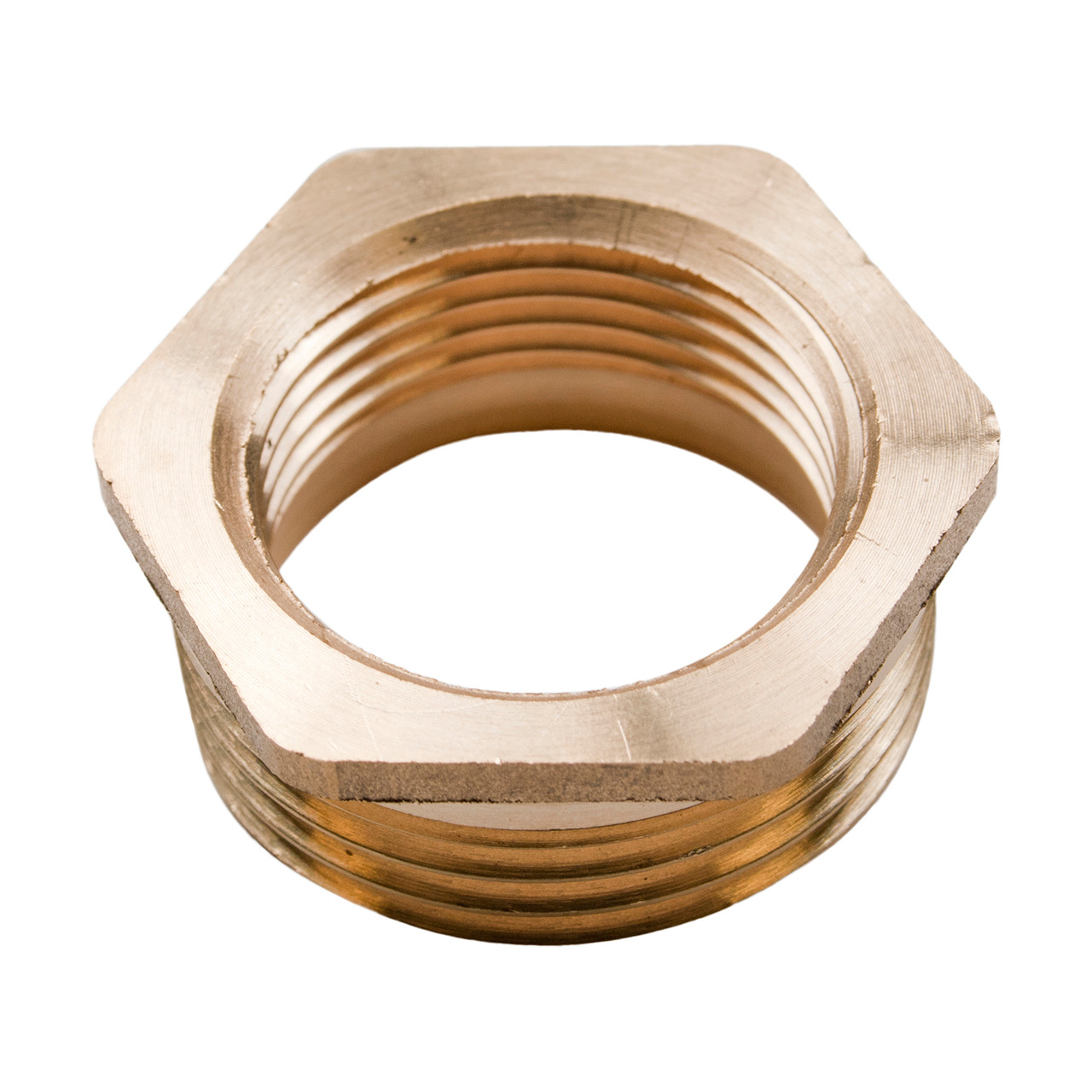 Photograph of Brass Fittings Hexagon Reducing Bush 3/8" x ?" BSP