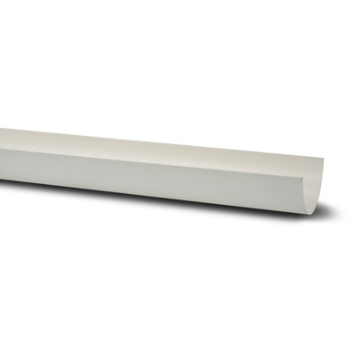 Further photograph of Polypipe Deep Capacity Gutter 117 X 75mm White 4m Gutter