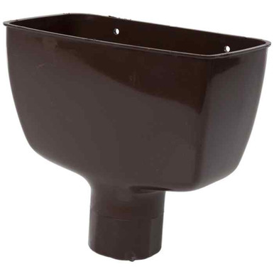 Polypipe Round Pipe, 68mm, Brown Hopper Head product image