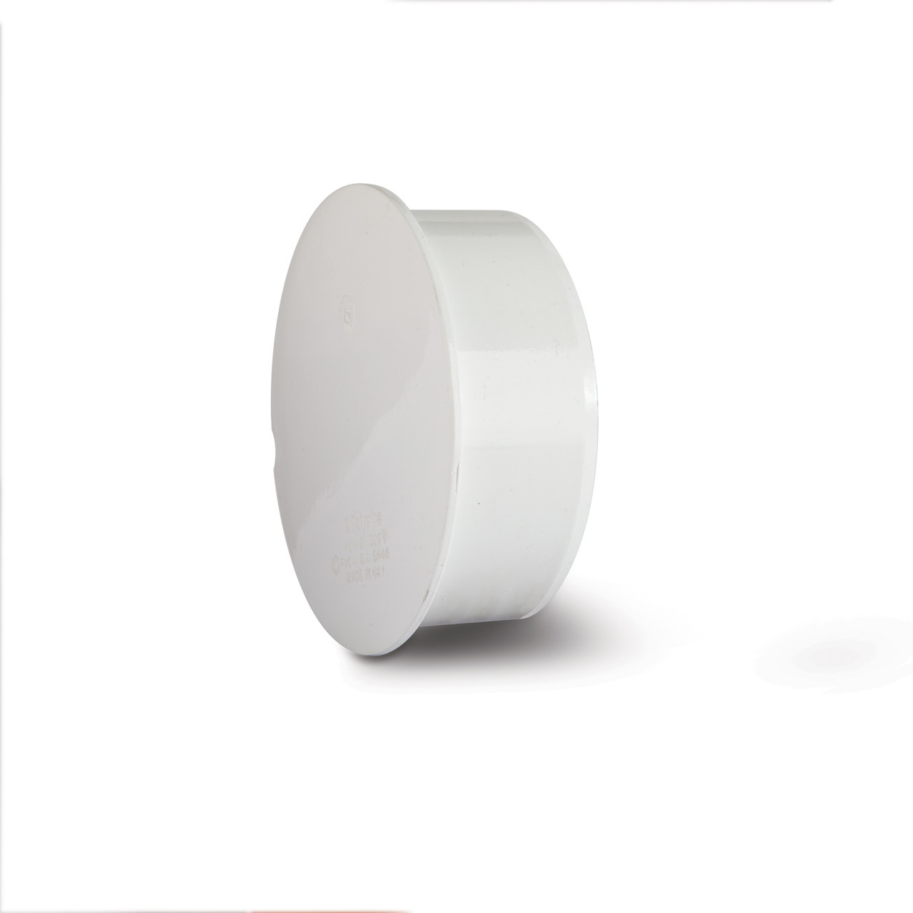 Photograph of Polypipe Soil & Vent 110mm White Socket Plug