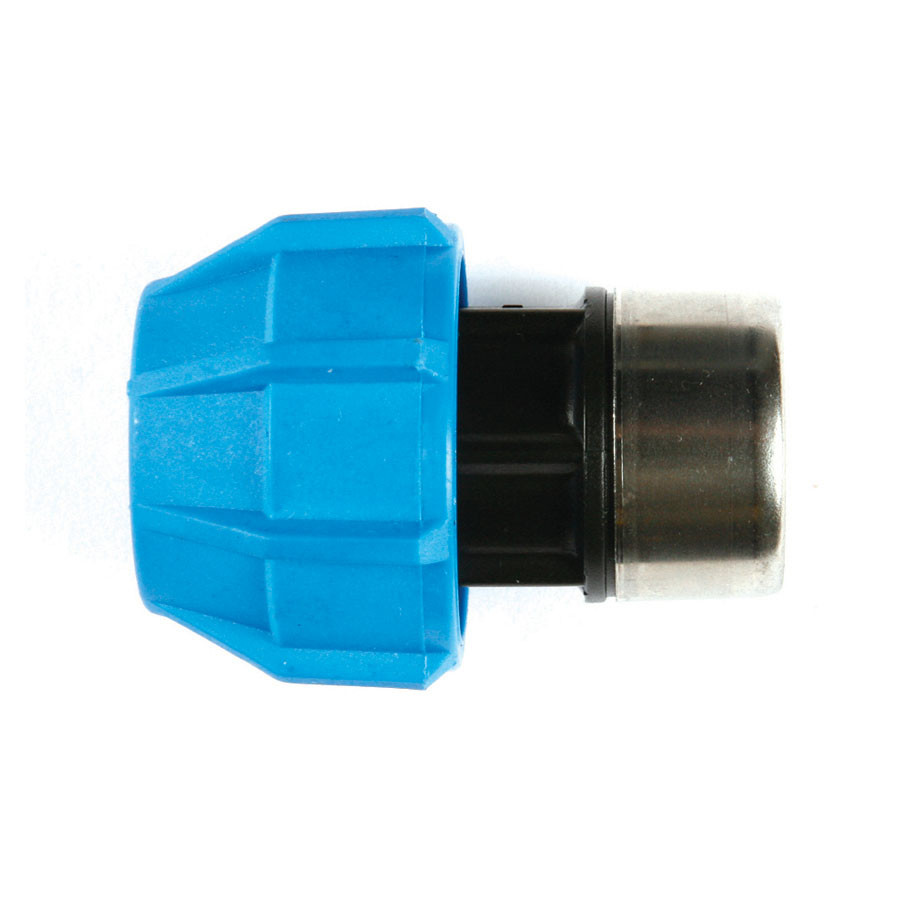 Photograph of Polyfast MDPE Female Adapter 20mm x ?" FI BSP 40320