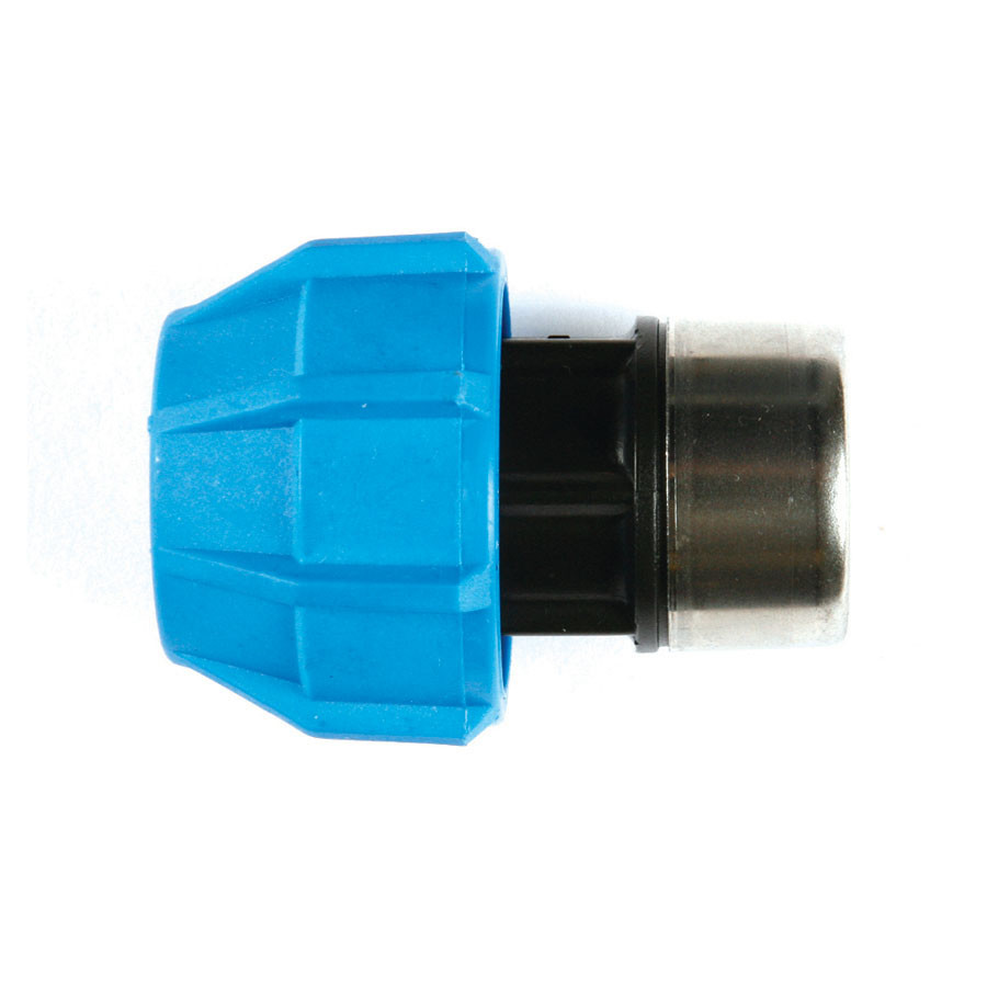 Photograph of Polyfast MDPE Female Adapter 25mm x ?" FI BSP 40325