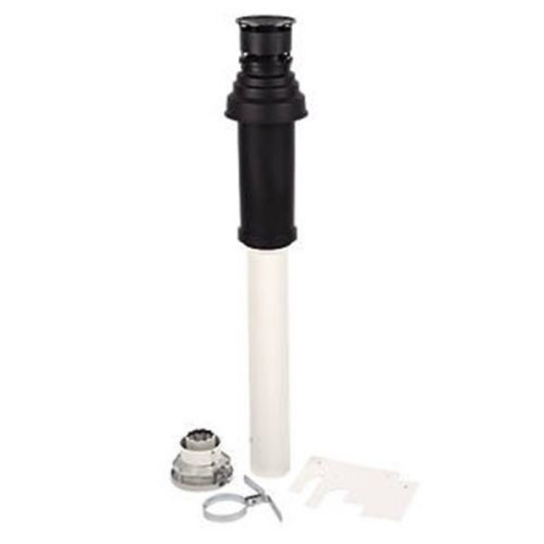 Photograph of Worcester Bosch Vertical Flue Kit, White, 3.3kg, 1 Year Warranty, 100mm diameter