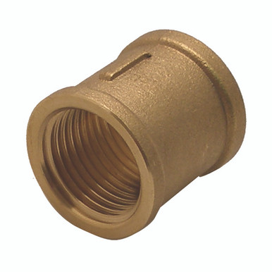 Further photograph of Brass Fittings F/F Socket ?" BSP