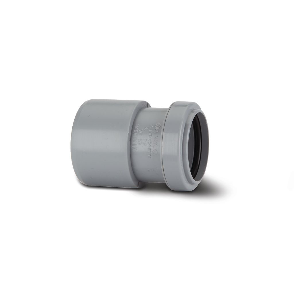 Photograph of Polypipe Push Fit Waste 40mm Grey Reducer 40 X 32mm