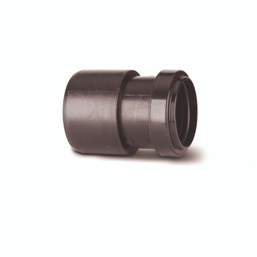 Photograph of Polypipe Push Fit Waste 40mm Brown Reducer 40 X 32mm