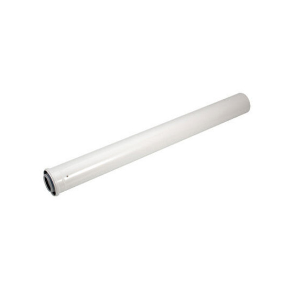 Photograph of Worcester Bosch Flue Extension, 100mm diameter, White, 1 Year Warranty, 1m Length