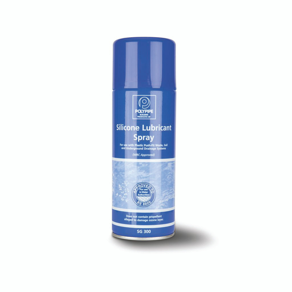 Photograph of Polypipe Silicone Grease Aerosol Lubricant 400ml