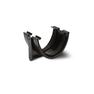 Further photograph of Polypipe Deep Capacity Gutter 117 X 75mm Black Gutter Union