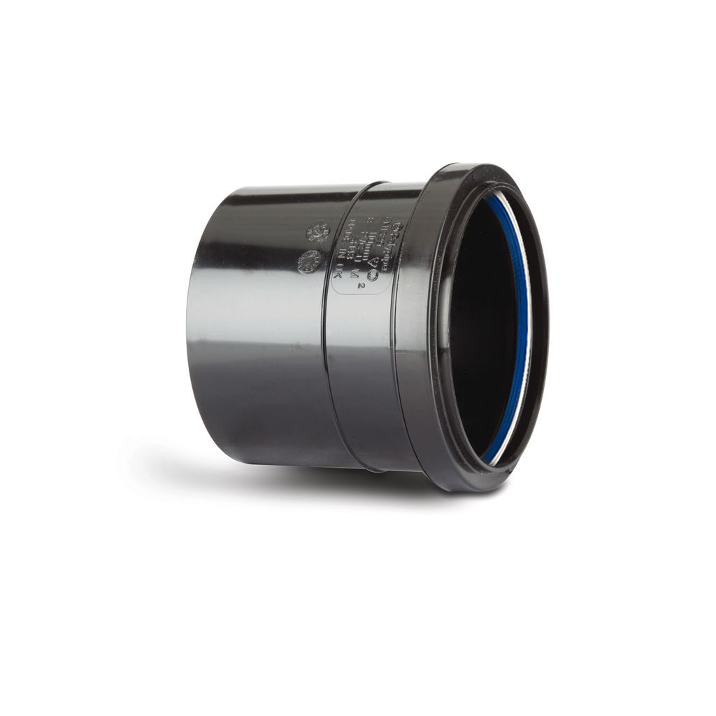 Photograph of Polypipe Soil & Vent 110mm Black Single Socket